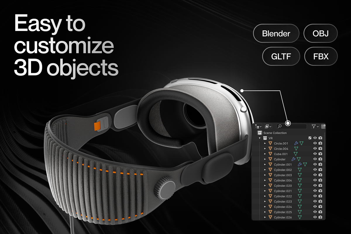 Apple 3D Vision Pro, an Object 3D Model by Illustraly Design (Photo 5 of 8)