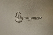 Fingerprint Lock Logo, a Branding & Logo Template by Martin-Jamez (Thumbnail 3 of 4)