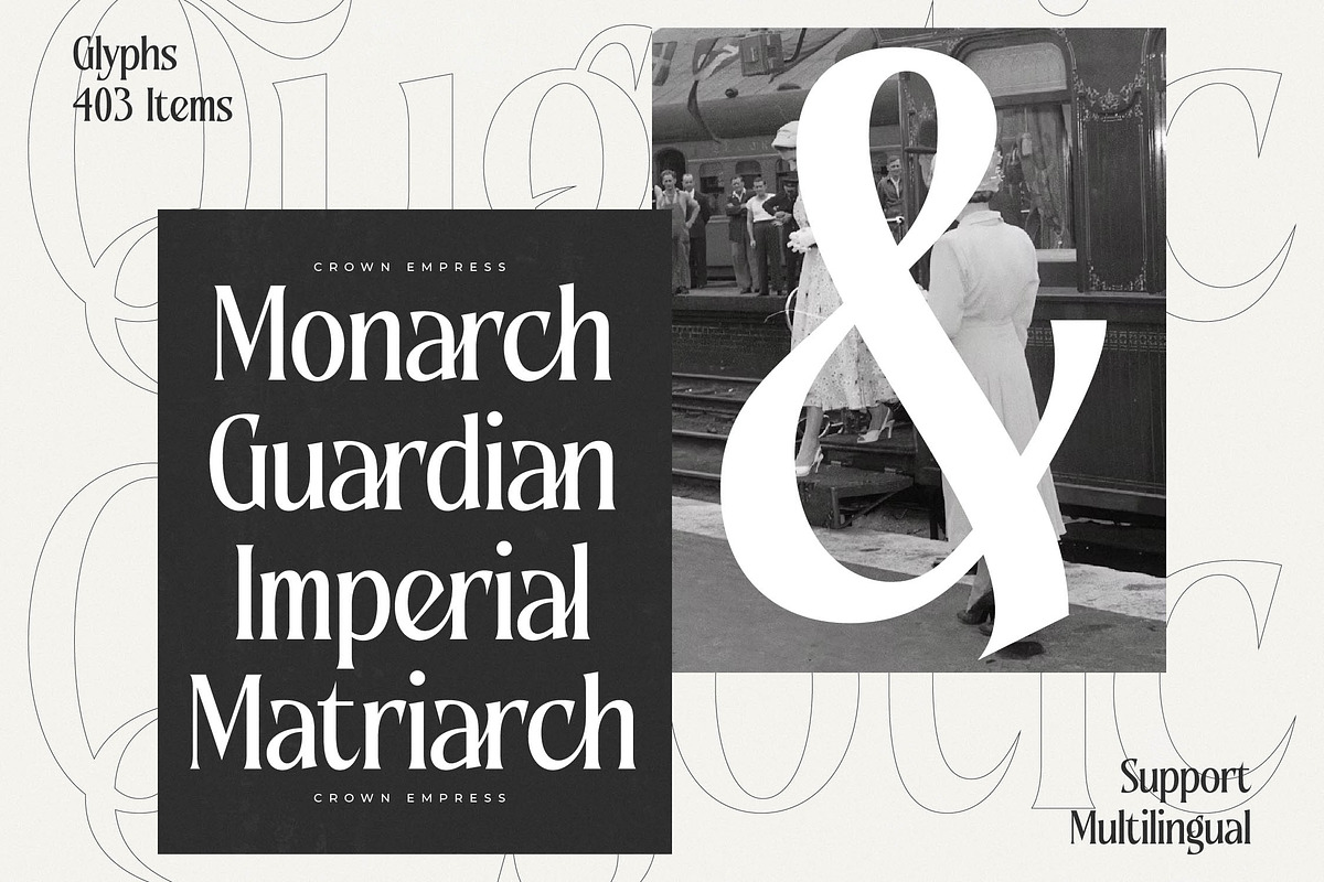 Qugotic Modern Alternate Serif, a Serif Font by timelesstype.co (Photo 15 of 20)