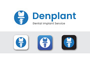 Dental Implant Logo, a Branding & Logo Template by Design Box (Thumbnail 2 of 2)
