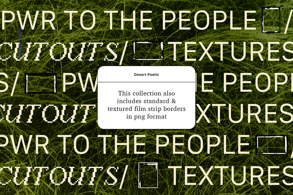 POWER TO THE PEOPLE Collage Pack, an Object Graphic by Desert Poetic (Photo 5 of 10)