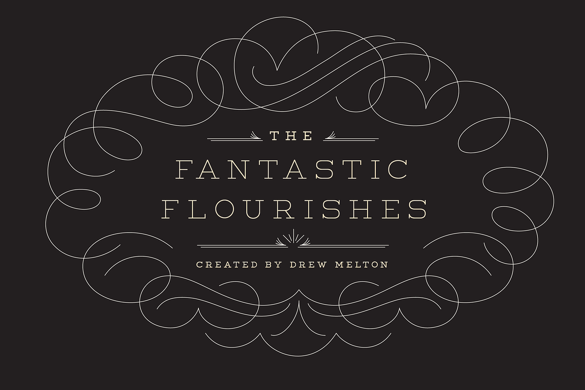 The Fantastic Flourishes, a Decorative Illustration by Drew Melton (Photo 1 of 4)