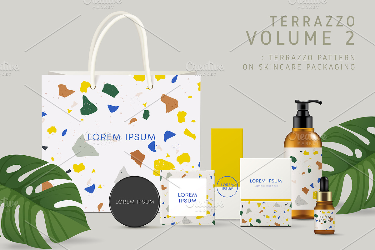 Terrazzo Patterns Volume2, a Pattern Graphic by Daraon (Photo 5 of 5)