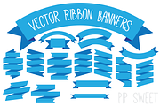 Vector Ribbon Banners, an Object Graphic by Pip Sweet (Thumbnail 1 of 3)