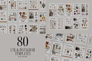 80 Canva LTK Instagram Bundle