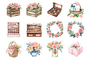Pink Roses Pamper Time Clipart, an Illustration by Design Market (Thumbnail 3 of 4)