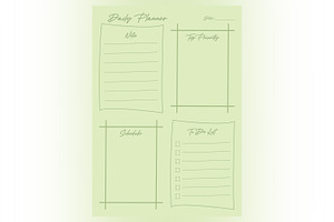 Daily Planner Sheet Design -16