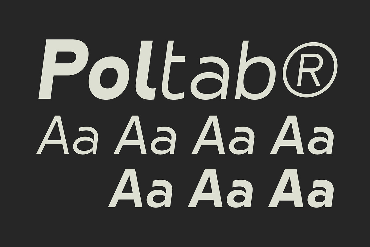 Poltab Italic, a Sans Serif Font by Glyphminds Studios (Photo 6 of 9)