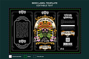 mexican beer label design template, a Branding & Logo Template by Pen of God Studio (Thumbnail 2 of 3)