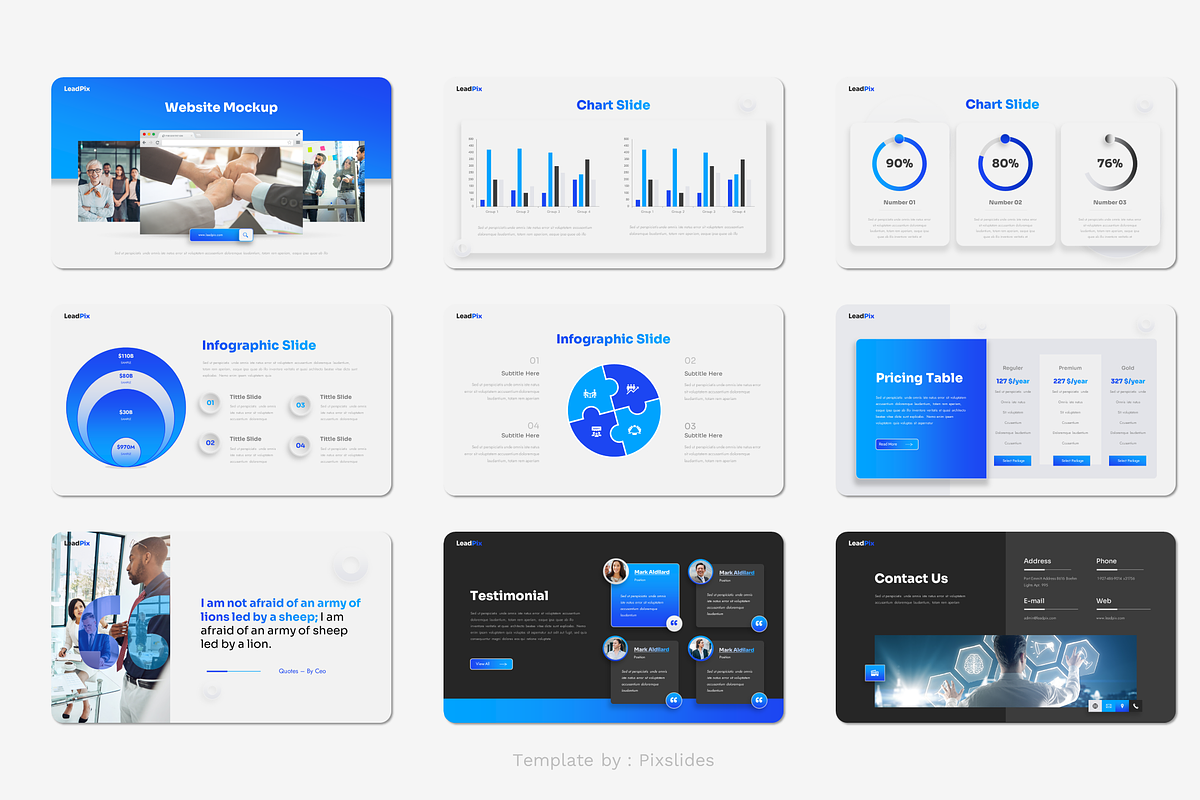 Leadership Business PowerPoint, a Presentation Template by Pixslides (Photo 8 of 10)