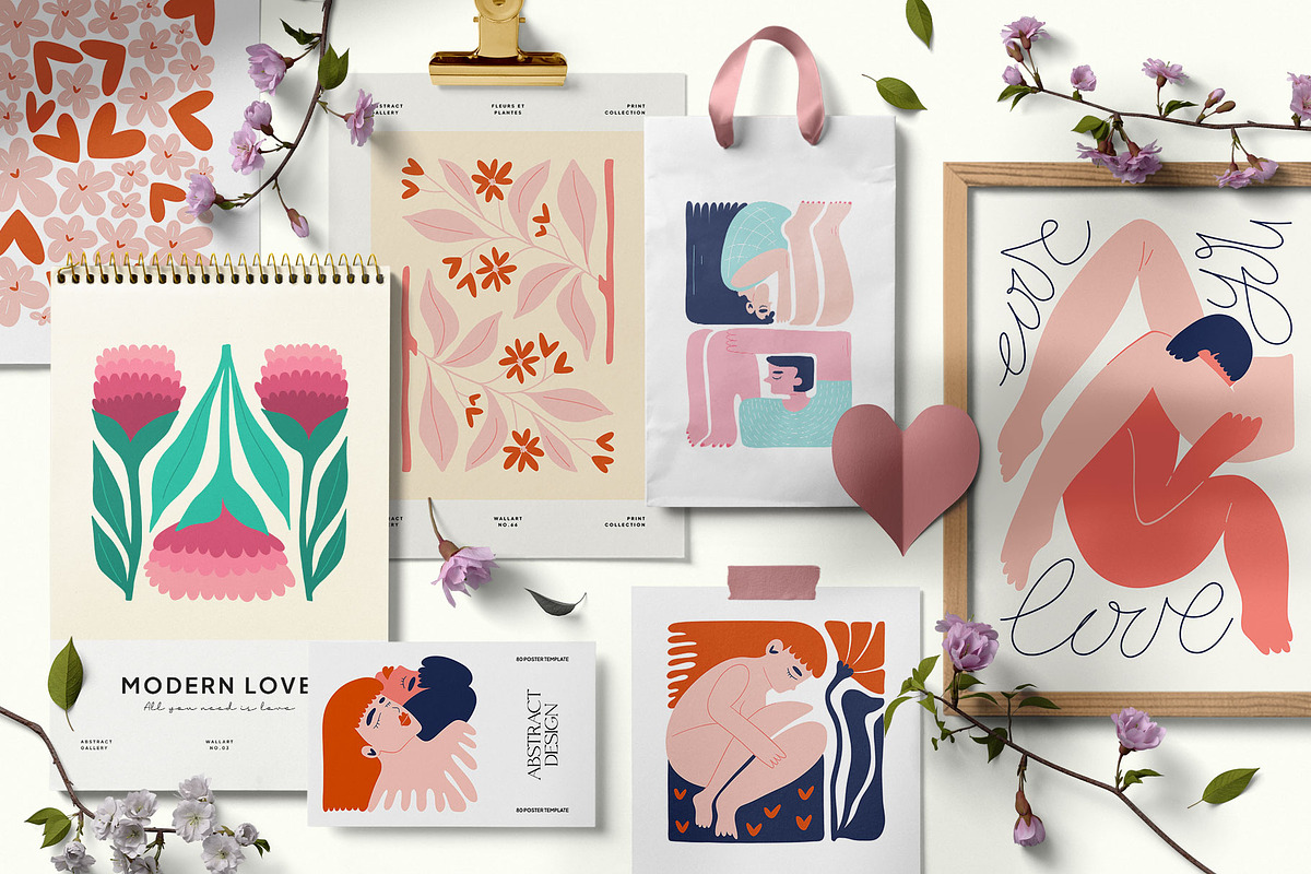 Wall Art | Bundle | 840 Posters, an Object Graphic by Leleka.Store (Photo 32 of 48)