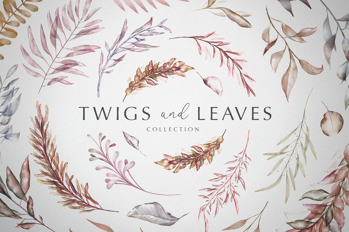 Twigs and Leaves, an Illustration by Michael Rayback Design (Photo 1 of 9)