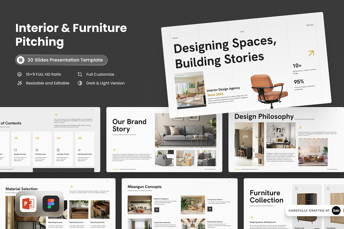 Interior & Furniture Presentation, a Presentation Template by SLAB! Design (Photo 1 of 6)