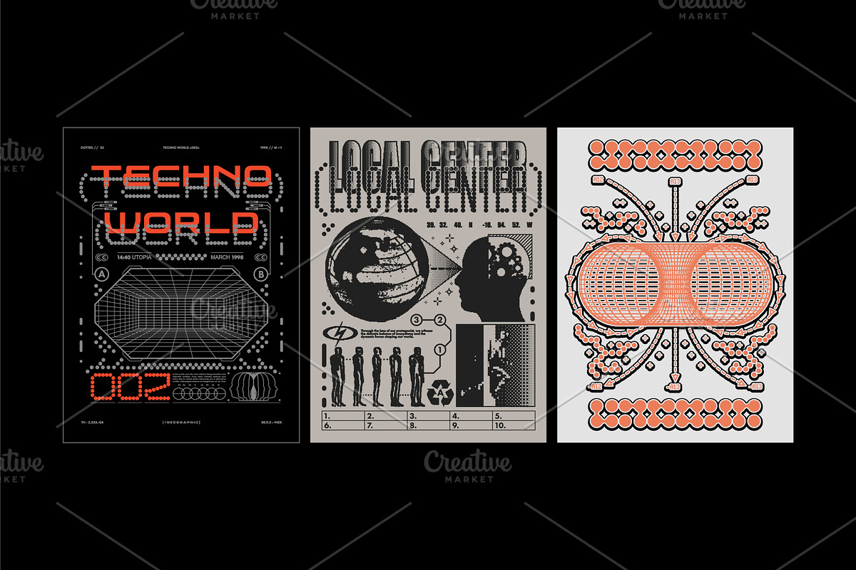 BRUTALISM PRINTS // POSTERS, an Object Graphic by BonkiStudio (Photo 5 of 12)