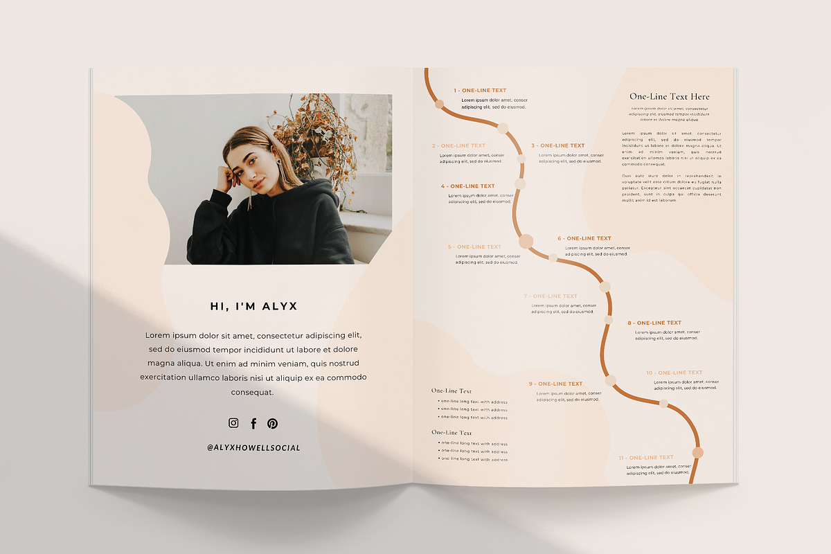 Mulberry Workbook | CANVA, a Magazine Template by Ralony (Photo 3 of 10)