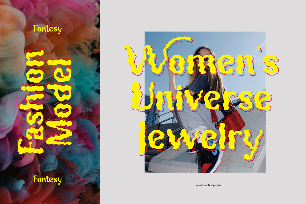 Rethor Liquid Font, a Sans Serif Font by Cut Story (Photo 3 of 9)