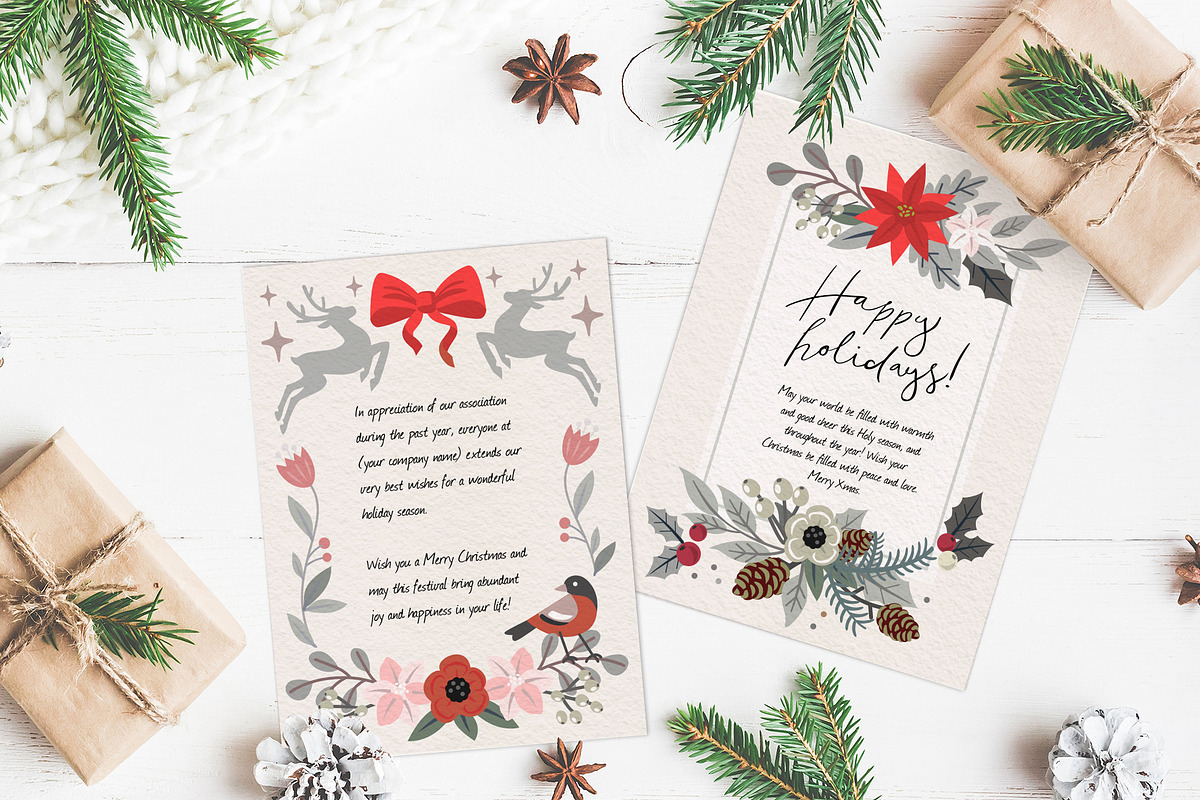 Christmas spirit. Xmas collection., a Decorative Illustration by bioraven (Photo 6 of 17)
