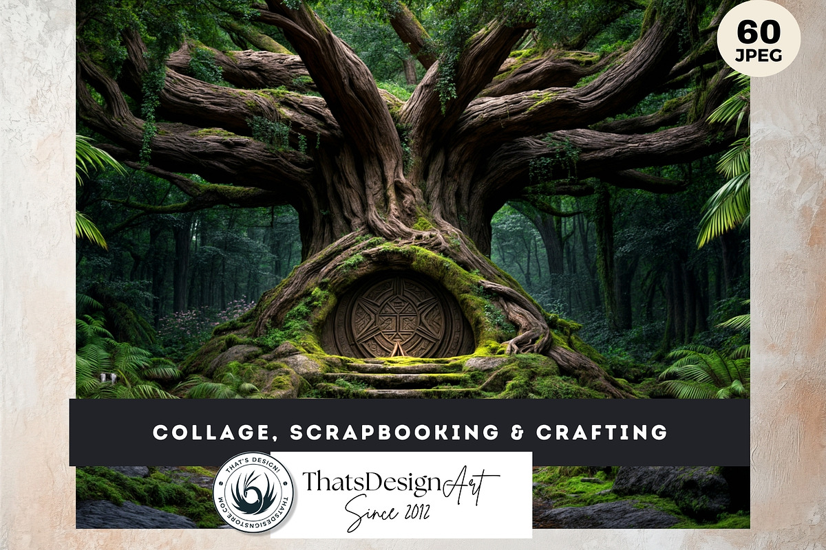 Fantasy RPG Backdrop Digital Papers, an Illustration by ThatsDesignArt (Photo 5 of 10)