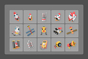 Spacecraft & Rocket 3D Icon Set, a Technology Illustration by twinstd (Thumbnail 6 of 6)