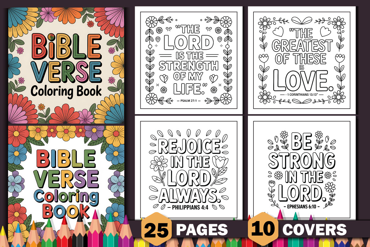 Quotes Coloring Books Bundle, an Object Graphic by protabsorkar11 (Photo 4 of 14)