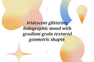 60 Gradient Grain Geometric Shapes