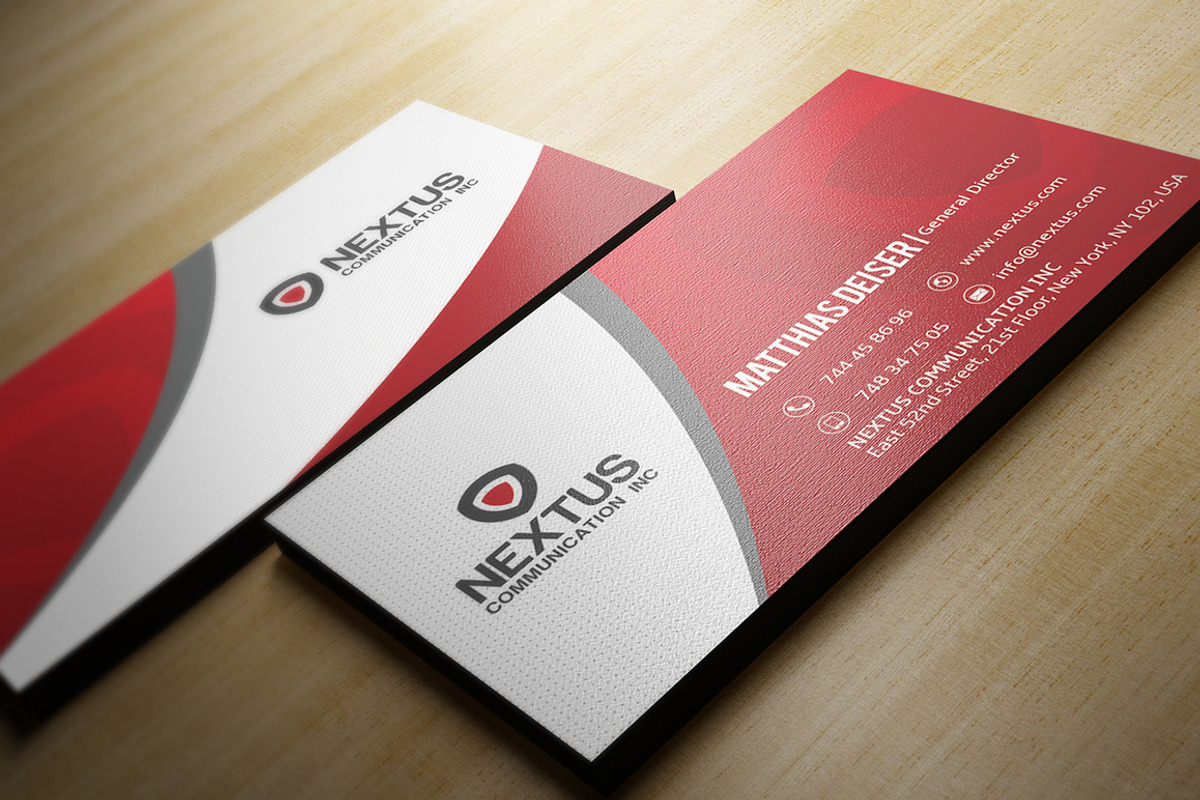 Red Business Card, a Business Card Template by Marvel (Photo 2 of 3)