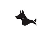 Dog Portrait Silhouette Bundle, an Illustration by jahid234 (Thumbnail 15 of 37)