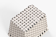 Wicker Basket Ikea Knarra 2 Black, an Object 3D Model by Markelos (Thumbnail 10 of 10)