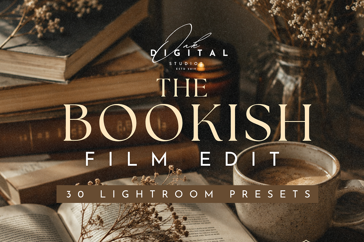 Bookstagram Lightroom Presets, a Preset Add-On by Oak Digital Studios (Photo 1 of 10)