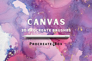 Procreate Canvas Texture Brushes, a Brush Add-On by ProcreateiBox (Thumbnail 1 of 9)