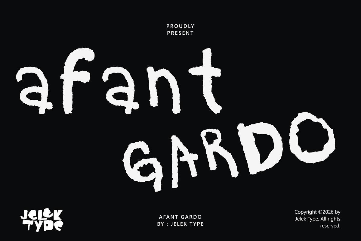 Afant Gardo, a Handwritten Font by JelekType (Photo 1 of 10)