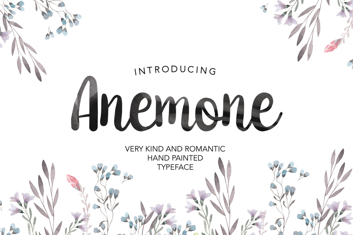 Anemone Script, a Handwritten Font by supfonts (Photo 1 of 9)