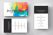 Artistic Business Card Template, a Business Card Template by M6 Gallery (Thumbnail 5 of 5)