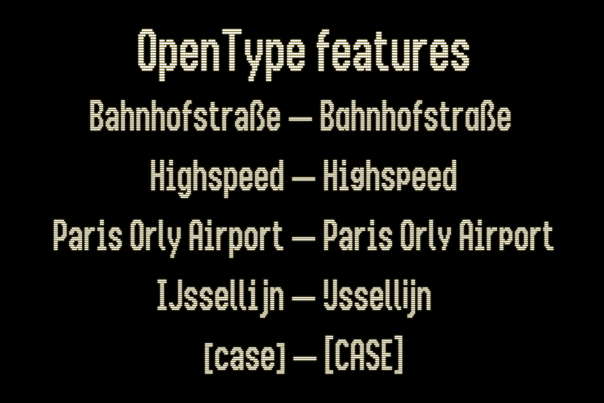 BusMatrix | dot matrix font preview 3