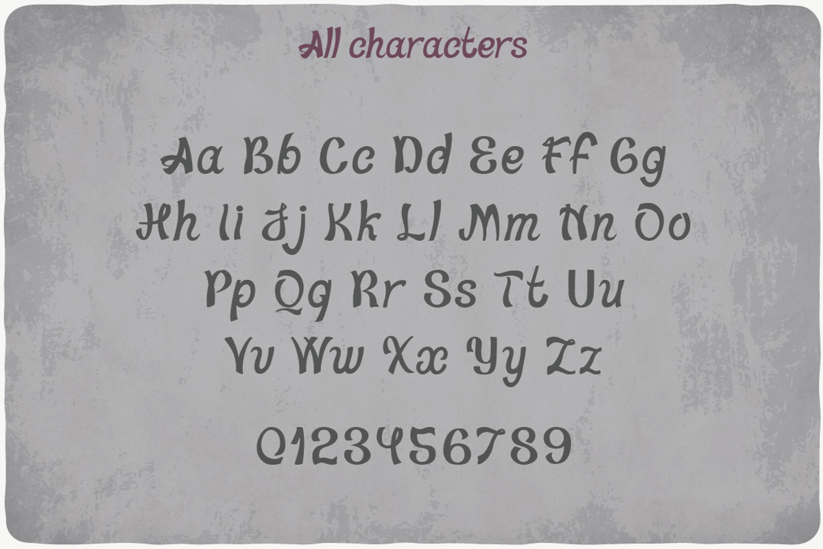 Spiced Rum Typeface preview 2