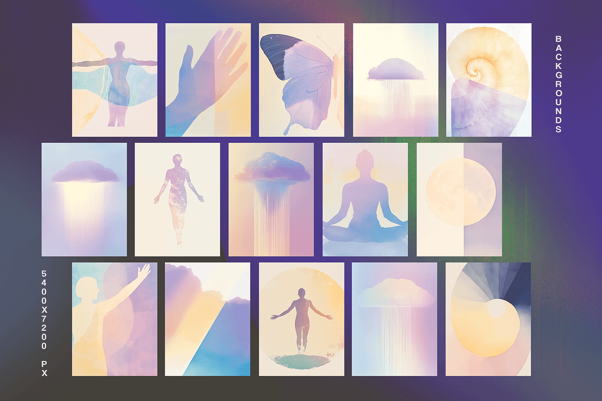 AURA – Light Language Backgrounds