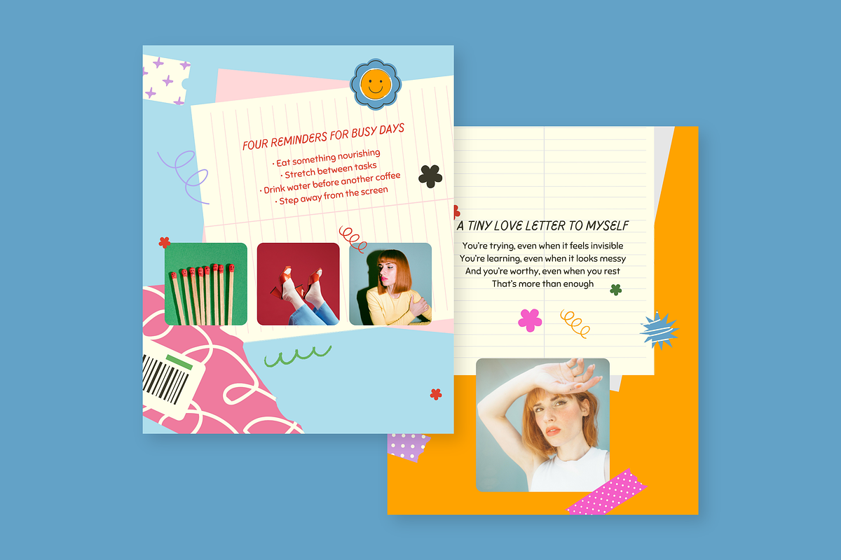 Pinelope Playful Instagram Templates, a Social Media Template by rainbojelia (Photo 13 of 18)