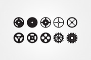 Gears - Vector Set, an Object Graphic by Prixel Creative (Thumbnail 2 of 5)