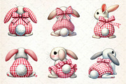 Cute Bunny Butt Sublimation Clipart, an Illustration by Dream Creation (Thumbnail 3 of 5)
