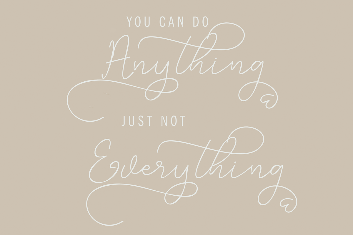 Salwaty, a Script Font by Deniz86 (Photo 4 of 6)