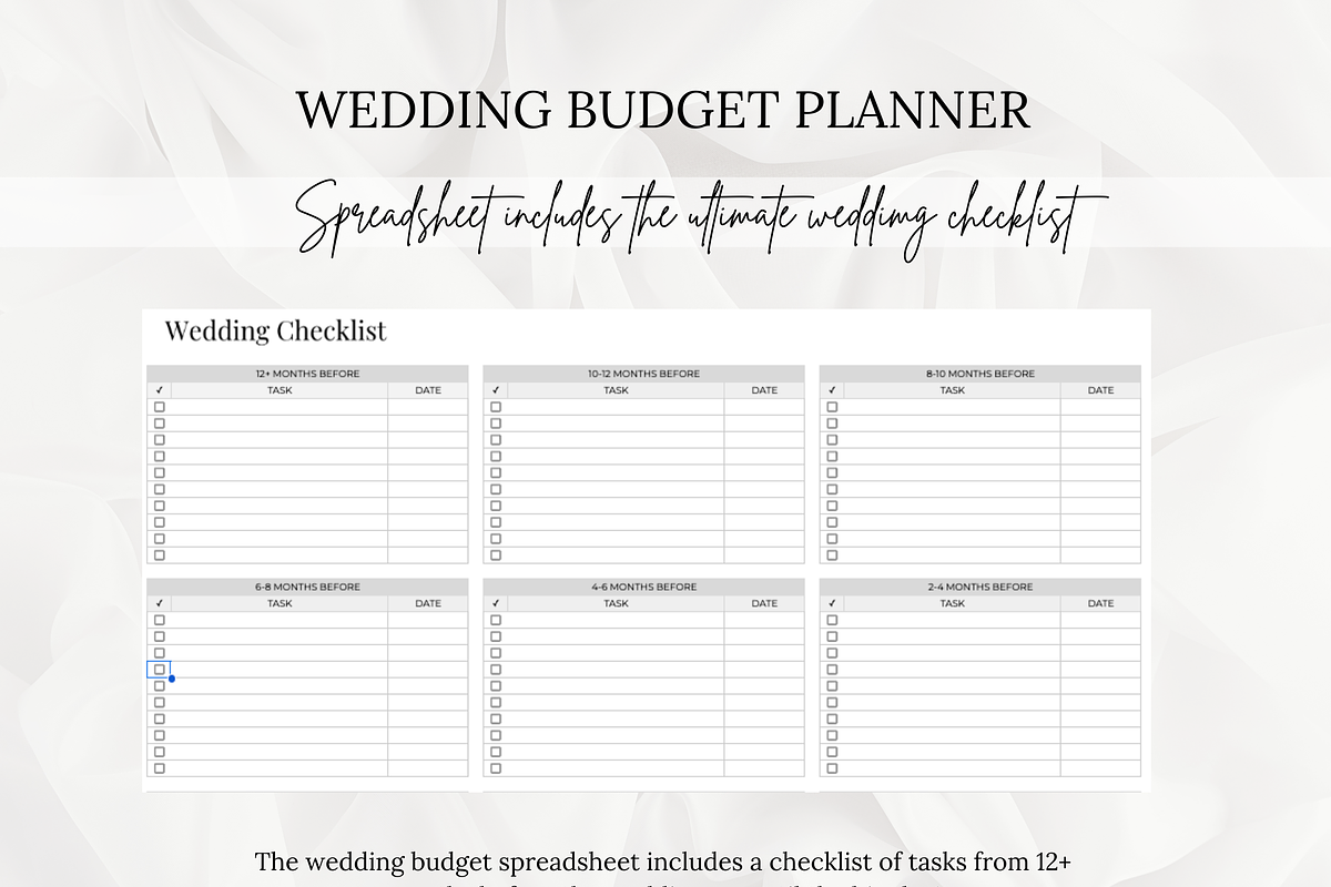 Wedding Budget Planning Spreadsheet, a Templates & Theme by AestheticsObsession (Photo 5 of 6)