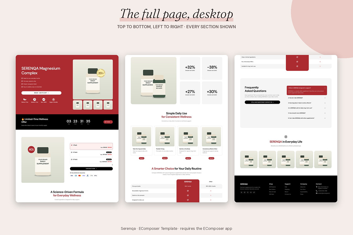 Serenqa - Shopify EComposer Template, a Shopify Template by Boost Convert (Photo 9 of 11)
