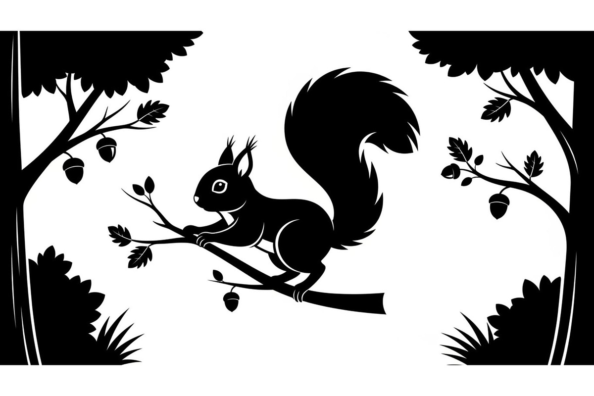 Black Squirrel Vector Icon Bundle, an Illustration by jahid234 (Photo 7 of 51)