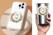 Embroidery Flower Luarel & Butterfly, an Object Graphic by V Design Creator (Thumbnail 5 of 8)