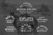 Western Exploits, a Sans Serif Font by Nomad Stockpile (Thumbnail 2 of 4)