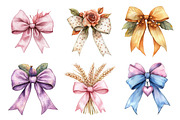 Autumn Coquette Bows Clipart, an Illustration by Daily.Designs (Thumbnail 3 of 5)