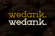 Wedank – Contemporary Slab Font, a Slab Serif Font by Artiveko (Thumbnail 1 of 8)