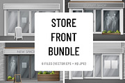 Vector Realistic Store Front Bundle, a Work Illustration by Zonda (Thumbnail 1 of 7)