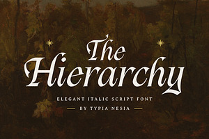 The Hierarchy - Beauty Italic Script