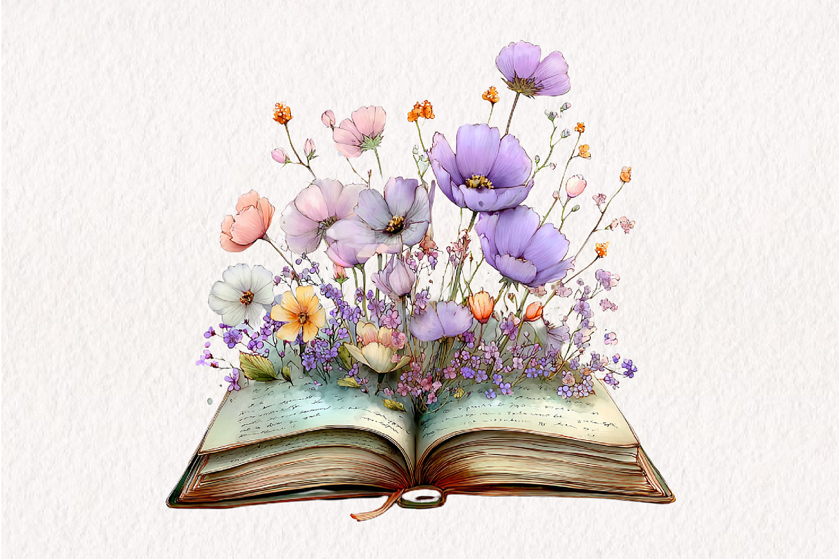 Summer Garden Watercolor Clipart, an Illustration by CreationArt (Photo 10 of 10)